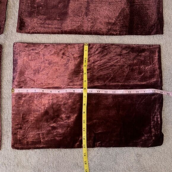 Garnet Placemats from India set of Six! - Picture 4 of 8